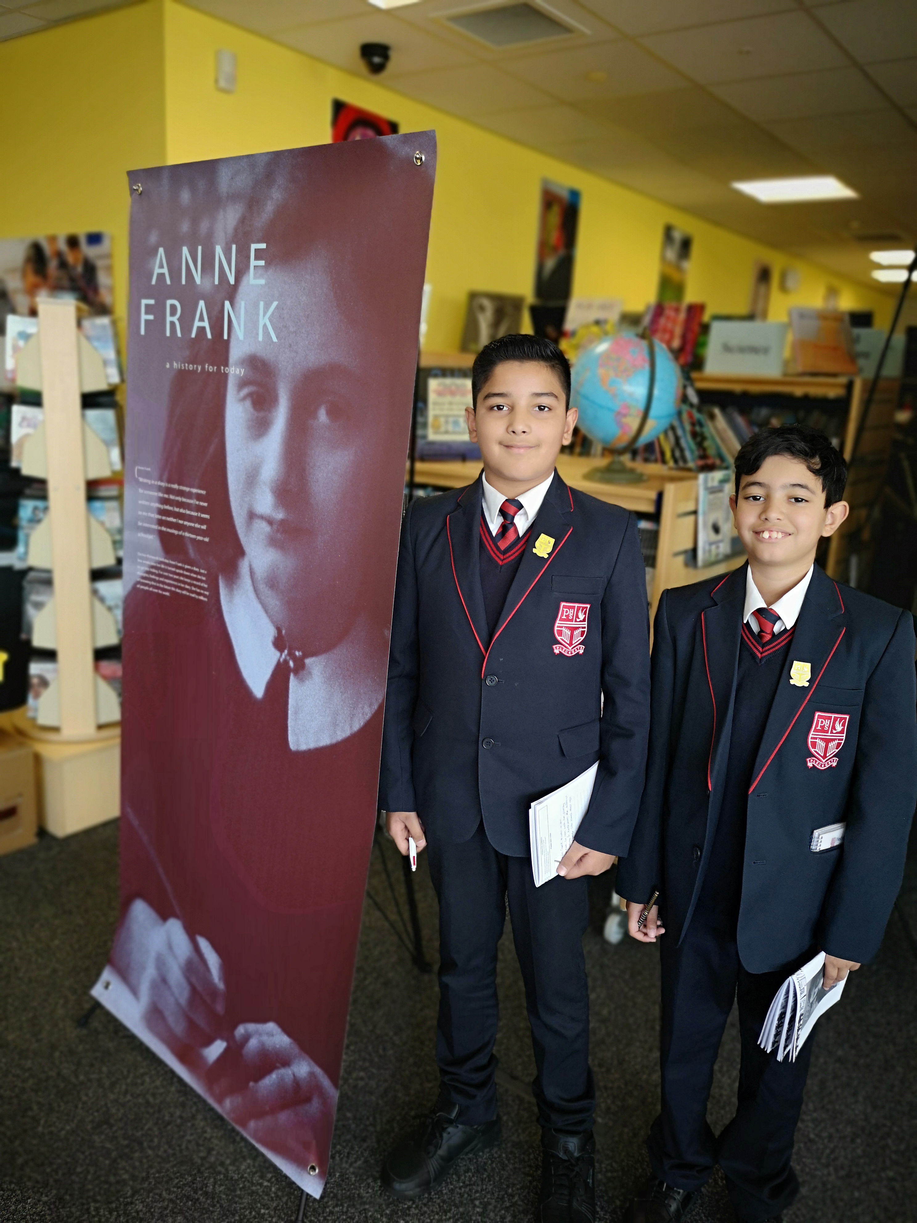  Pleckgate - Anne Frank Exhibition Illustration 